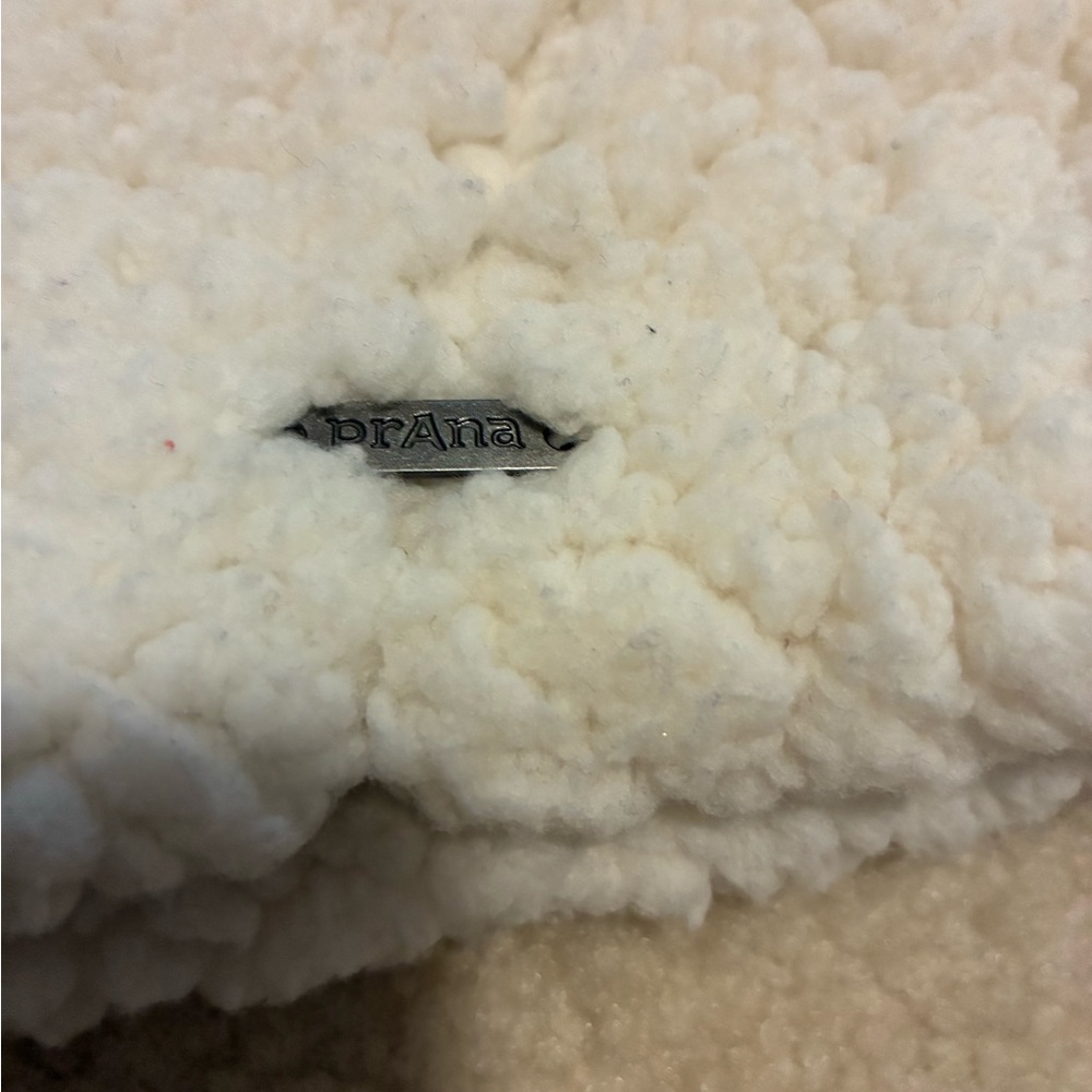 PrAna Cream Sherpa Hoodie - Picture 8 of 8